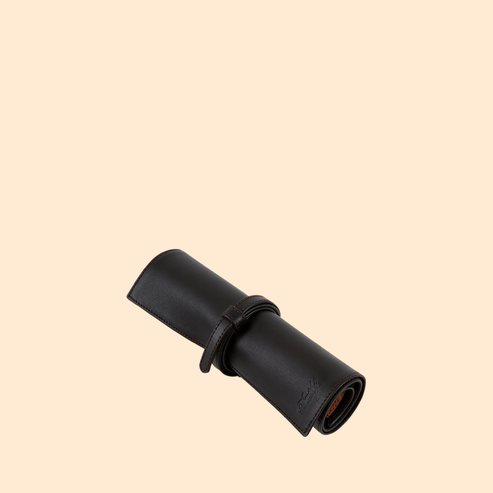 DAVIDOFF LEATHER ROLL-UP CASE