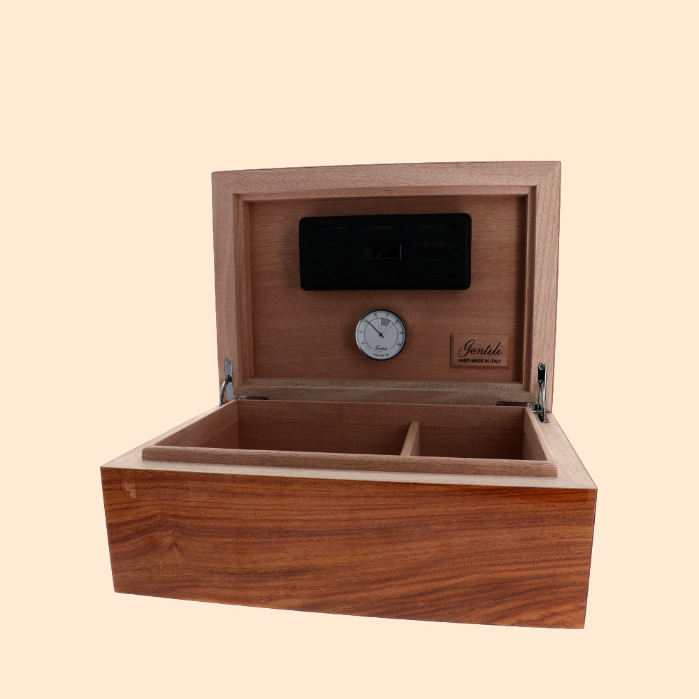 GENTILI PESARO INTARSIO BANDIERA CUBANA HUMIDOR