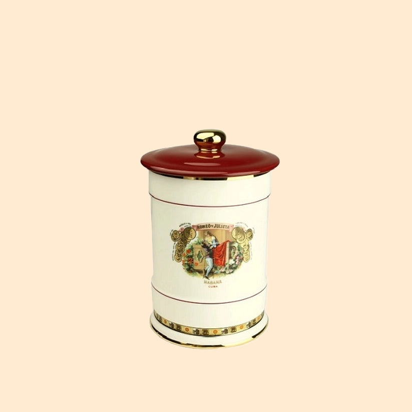 ROMEO Y JULIETA PORCELAIN JAR